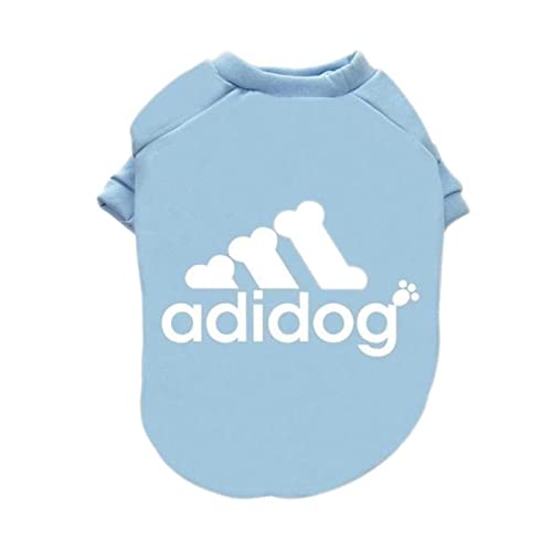 Hundekleidung für kleine und mittelgroße Hunde, kurz, T-Shirt, französische Bulldogge, Schnauzer, Teddykleidung, Größe M von OKGD