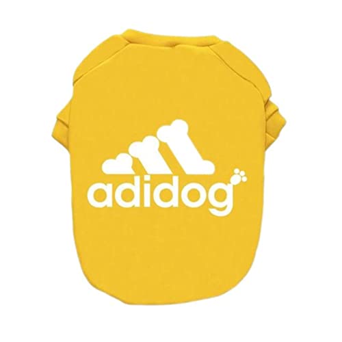Hundekleidung für kleine und mittelgroße Hunde, kurzes T-Shirt, französische Bulldogge, Schnauzer, Teddykleidung, 3, S von OKGD