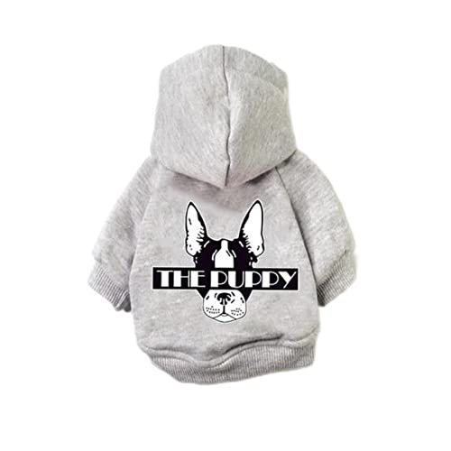 Warme Hundekleidung Winter Baumwolle Hoodie Hundekleidung Kleine Mittel Hund Haustier Kleidung Katze Französische Bulldogge Kleidung Mantel E, L (3,5-4 kg) von OKGD