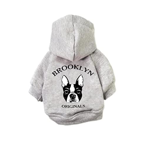 Warme Hundekleidung Winter Baumwolle Hoodie Hundekleidung Kleine Mittel Hund Haustier Kleidung Katze Französische Bulldogge Kleidung Mantel K, M (2,5-3 kg) von OKGD