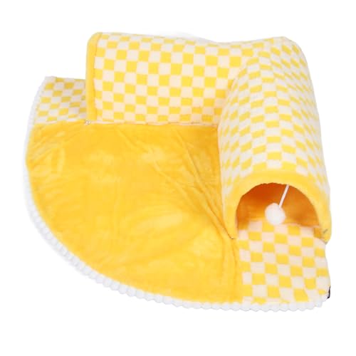 OKJHFD 2pcs Cat Tunnel Mat Removable Decoration Soft Plush Washable Cat Cushion Tunnel for Home- Cat Tunnel Bed OKJHFD 2pcs Cat Tunnel Mat Removable Decoration Soft Plush Washable Cat Cushion Tunnel for Home- Cat Tunnel Bed von OKJHFD