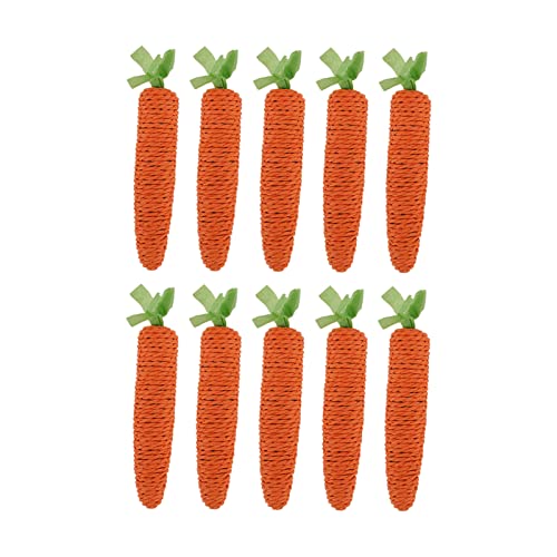 OKJHFD Carrot Cat Toy Catnip Filed Cute Bite Resistant Paper Rope Cat Chewing Toy for Claws Grinding Teeth Cleaning 10pcs for Claws Grinding Teeth Cleaning OKJHFD Carrot Cat Toy Catnip Filed Cute Bite Resistant Paper Rope Cat Chewing Toy for Claws Grinding Teeth Cleaning 10pcs for Claws Grinding Teeth Cleaning von OKJHFD