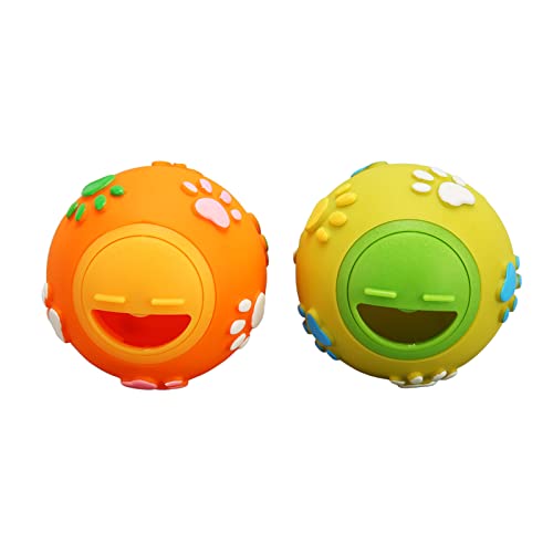 OKJHFD Dog Treat Ball,Detachable Healthy Interactive Food Dispensing Dog Toy Interactive Enrichment Dog Toys for Boredom Small Dog Puzzle Toy Teeth Cleaning Chew Toy OKJHFD Dog Treat Ball,Detachable Healthy Interactive Food Dispensing Dog Toy Interactive Enrichment Dog Toys for Boredom Small Dog Puzzle Toy Teeth Cleaning Chew Toy von OKJHFD
