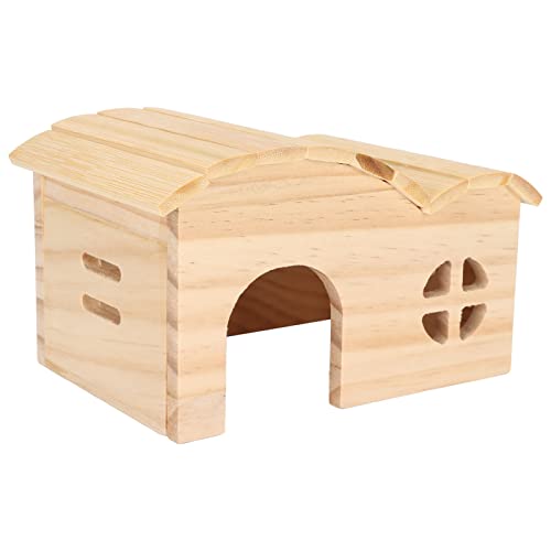 OKJHFD Hamsterhaus aus Holz, bissfeste, bodenlose Hamster-Bambus-Blockhütte, Kleintier-Versteck, Hütte, Wohnhaus, Käfig-Dekoration, Zubehör für Zwerghamster, Rennmäuse, Degus, Ratten OKJHFD Hamsterhaus aus Holz, bissfeste, bodenlose Hamster-Bambus-Blockhütte, Kleintier-Versteck, Hütte, Wohnhaus, Käfig-Dekoration, Zubehör für Zwerghamster, Rennmäuse, Degus, Ratten von OKJHFD
