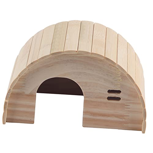OKJHFD Hamsterhaus aus Holz, gewölbtes Meerschweinchen-Holzversteck, Eckhaus, Hamsterversteck, Käfigdekoration für Syrische Hamster, Zwerghamster, Rennmäuse, Chinchillas, Ratten, OKJHFD Hamsterhaus aus Holz, gewölbtes Meerschweinchen-Holzversteck, Eckhaus, Hamsterversteck, Käfigdekoration für Syrische Hamster, Zwerghamster, Rennmäuse, Chinchillas, Ratten, von OKJHFD
