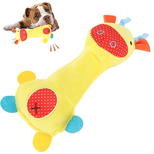 OKOVO Quietschspielzeug für Hunde, Robustes, unzerstörbares Hundespielzeug, Plüsch-Kauspielzeug für kleine, mittelgroße und große Hunderassen, quietschendes Kauspielzeug, Beißspielzeug (Ciervo) OKOVO Quietschspielzeug für Hunde, Robustes, unzerstörbares Hundespielzeug, Plüsch-Kauspielzeug für kleine, mittelgroße und große Hunderassen, quietschendes Kauspielzeug, Beißspielzeug (Ciervo) von OKOVO