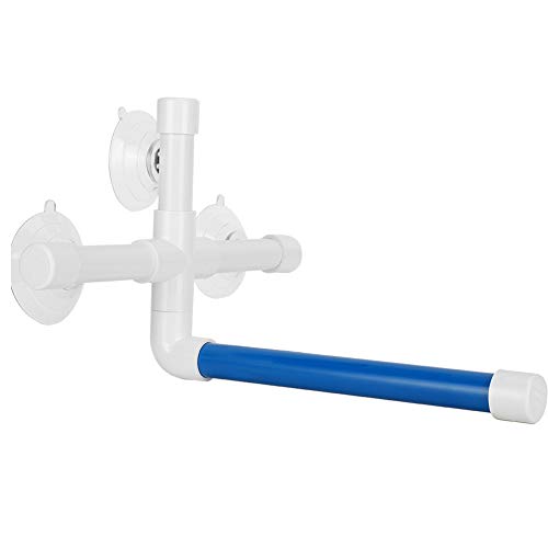 Papageien Duschstangenstange Haustier Vogel Feste Form Saugnapfbad Badezubehör Fenster Badezimmer Fitness Robustes PVC -Material von OKOVO