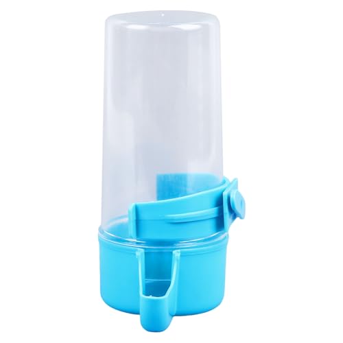 Vogel-Wasserspender, automatischer, verdickter, klarer Papageien-Wasserspender, hängender automatischer Vogelkäfig-Wasserspender für Papageien, Sittiche, Nymphensittiche, (100ml) von OKOVO