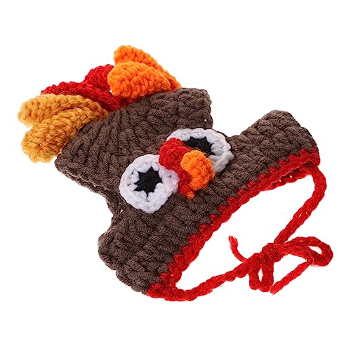 OKUMEYR 1stück Handgemachte Knitted Turkey Hat Für Haustiere Foto-Requisiten Für Hunde Und Katzen Bequeme Und Weiche Wollmütze Für Feiertage Und Partys OKUMEYR 1stück Handgemachte Knitted Turkey Hat Für Haustiere Foto-Requisiten Für Hunde Und Katzen Bequeme Und Weiche Wollmütze Für Feiertage Und Partys von OKUMEYR