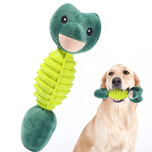 OKUYAN Haustier-Plüschspielzeug für Hunde, interaktives Kauspielzeug für Haustiere für Welpen – Puzzle-Zahnreinigung Hundespielzeug mit Tierform für Welpen, große und mittelgroße Hunde Unterhaltung von OKUYAN