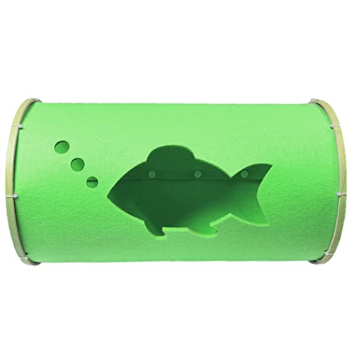2-in-1 Filz Dicker Atmungsaktiver Haustiertunnel & Schlafmatte - Indoor Faltbares Versteck für Katzen mit interaktivem Knisterball 2-in-1 Filz Dicker Atmungsaktiver Haustiertunnel & Schlafmatte - Indoor Faltbares Versteck für Katzen mit interaktivem Knisterball von OLACD