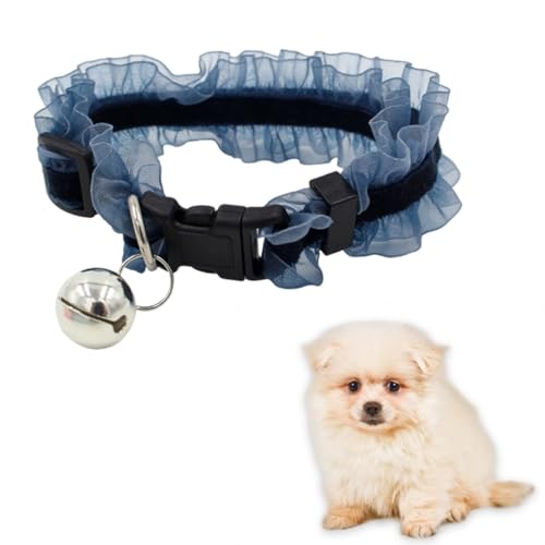 Bell-Inclusive Welpen-Trainingshalsband, personalisierbar, weich, atmungsaktiv, niedliches Kätzchen, elastisches Halsband mit Spitze von OLACD