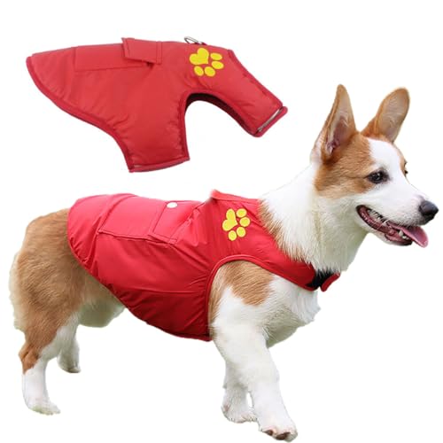 Doppelseitiges Geschirr für Haustiere, wasserdicht, wendbar, Polyester, ärmellos, für kleine bis mittelgroße Hunde und Katzen Doppelseitiges Geschirr für Haustiere, wasserdicht, wendbar, Polyester, ärmellos, für kleine bis mittelgroße Hunde und Katzen von OLACD