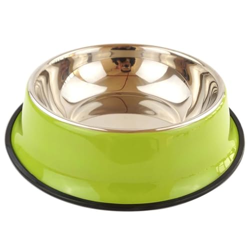 Futternapf für Hunde, rund, Wassernapf, einfach, rutschfest, tragbar, Edelstahl, Snacks, leicht Futternapf für Hunde, rund, Wassernapf, einfach, rutschfest, tragbar, Edelstahl, Snacks, leicht von OLACD