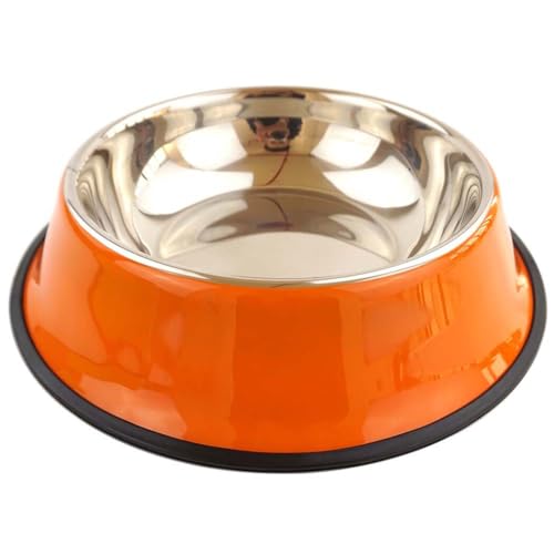 Futternapf für Hunde, rund, Wassernapf, einfach, rutschfest, tragbar, Stahl, Edelstahl, leicht, Snacks Futternapf für Hunde, rund, Wassernapf, einfach, rutschfest, tragbar, Stahl, Edelstahl, leicht, Snacks von OLACD