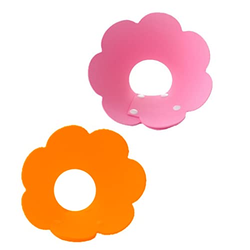 Haustier-Schutzhalsband in Blumenform, niedlich, verstellbar, bissfest, leicht, 2 Stück Haustier-Schutzhalsband in Blumenform, niedlich, verstellbar, bissfest, leicht, 2 Stück von OLACD