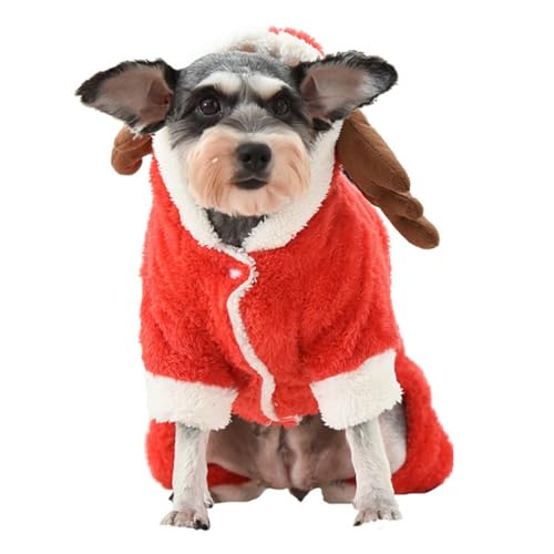 Hoodie Cosplay Hund Mode verdicktes Kostüm Plüsch Weihnachten Outfit Einfache Katzen Klein Universal Cosplay von OLACD