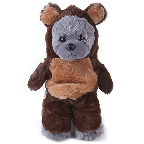 Hundekleidung mit Kapuze, Bär, Plüsch, warm, niedlich, für Welpen, elastisch, für Katzen, Party-Zubehör, Bekleidung, Spazierengehen, Laufen Hundekleidung mit Kapuze, Bär, Plüsch, warm, niedlich, für Welpen, elastisch, für Katzen, Party-Zubehör, Bekleidung, Spazierengehen, Laufen von OLACD