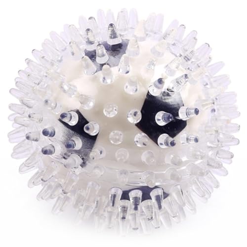 Hundespielball aus Gummi, leicht, leuchtet im Dunkeln, interaktive Jagdaktivität, Haustierkauball für Training und Spaß Hundespielball aus Gummi, leicht, leuchtet im Dunkeln, interaktive Jagdaktivität, Haustierkauball für Training und Spaß von OLACD
