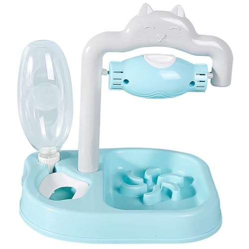 Interaktive Pet Feeder 3-in-1 - Bewässerung Hundespielzeug Rutschfest Kunststoff Drehbar Futter Schwerkraft Wasserfutter Interaktive Pet Feeder 3-in-1 - Bewässerung Hundespielzeug Rutschfest Kunststoff Drehbar Futter Schwerkraft Wasserfutter von OLACD