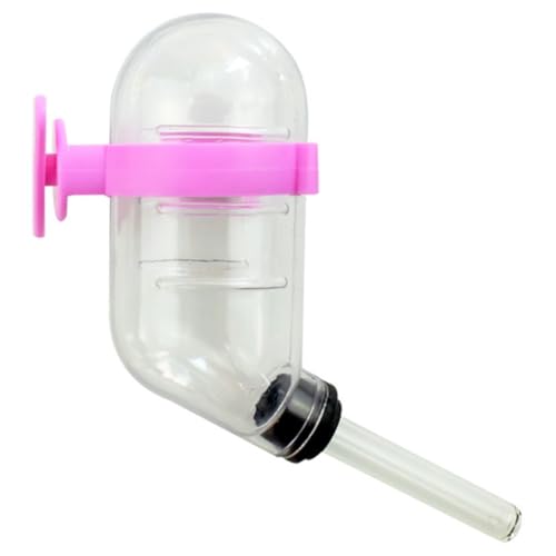 Käfigspender mit großer Kapazität: Hamster-Wasserflasche zum Aufhängen, rutschfest, tropffrei, Kunststoff von OLACD
