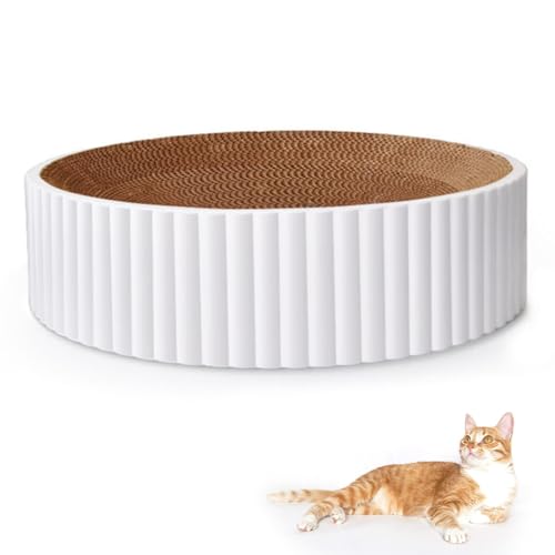 Katzenkratzer aus Karton, rund, hübsch, einfach, zum Kratzen Katzenkratzer aus Karton, rund, hübsch, einfach, zum Kratzen von OLACD