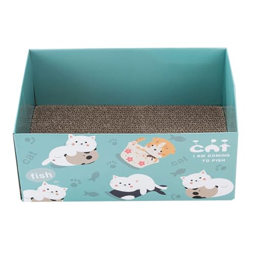 Katzenkratzhaus & Brett – Multifunktionales Wellpapier-Pad für Haustiere, Katzen und Kätzchen von OLACD