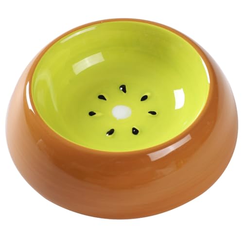 Keramik-Katzenohren-Welpen-Schale: Fruchtstil, rutschfest, tragbar, für Kätzchen, Futternapf für Porzellan, einfaches Futter von OLACD