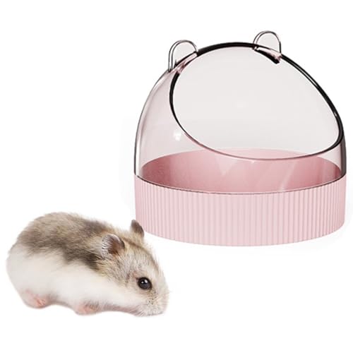 Kleintier-Futternapf – waschbar und rutschfest, transparenter Kunststoffnapf für Hamster, Mäuse und mehr von OLACD