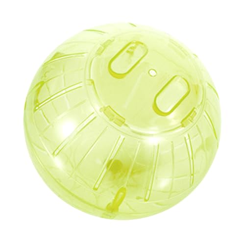 Leichtes lustiges Laufspielzeug aus Kunststoff für Hamster: waschbar und kühl, transparenter Gymnastikball mit Belüftung, niedliche und humorvolle Jogging-Spielaktivität von OLACD