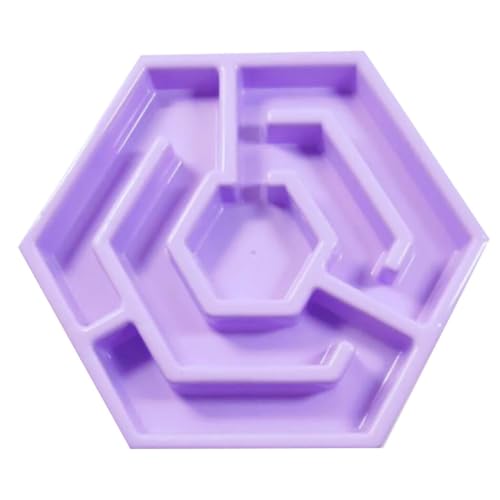 Mehrfarbiger Futternapf für Haustiere, Puzzle, langlebig, langsames Fressen, Spaß, waschbar, Welpen-Wassernapf für schnelle Esser Mehrfarbiger Futternapf für Haustiere, Puzzle, langlebig, langsames Fressen, Spaß, waschbar, Welpen-Wassernapf für schnelle Esser von OLACD