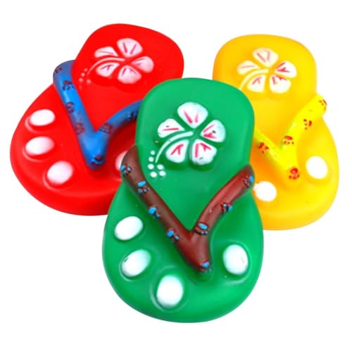 OLACD 2 x Flip-Flop-förmige Hundezahnspielzeug: lustiges, interaktives, tragbares Training für Haustiere, Neuheit Gummispielzeug zum Stressabbau OLACD 2 x Flip-Flop-förmige Hundezahnspielzeug: lustiges, interaktives, tragbares Training für Haustiere, Neuheit Gummispielzeug zum Stressabbau von OLACD