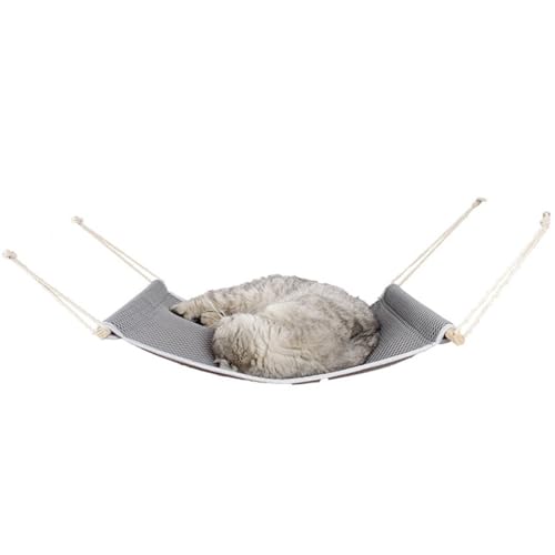 OLACD Atmungsaktive abnehmbare gemütliche waschbare Hängematte für Kätzchen, Sommerbett, hängendes Haustier-Mesh-Käfigbett OLACD Atmungsaktive abnehmbare gemütliche waschbare Hängematte für Kätzchen, Sommerbett, hängendes Haustier-Mesh-Käfigbett von OLACD