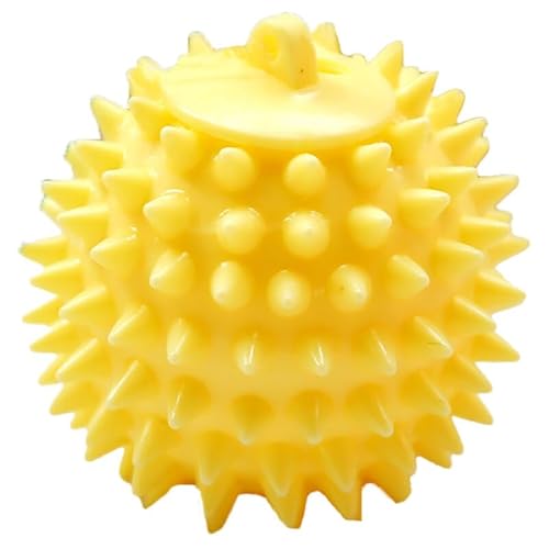 OLACD Ball Dog Spiky Quietschendes Hundespielzeug, Kauspielzeug für Welpen, für aggressive Spielzeug, Aktivität, Kauspielzeug von OLACD