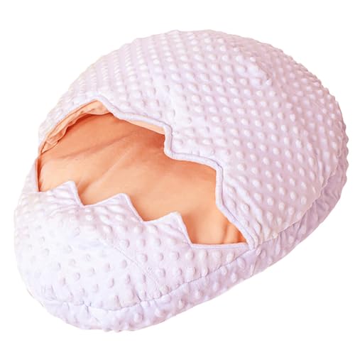 OLACD Bett für Polyester-Design, Eierschalen, Winter, Katze, gemütlich, waschbar, rutschfest, schlafend, weiches Kätzchenbett, Polyester, waschbar OLACD Bett für Polyester-Design, Eierschalen, Winter, Katze, gemütlich, waschbar, rutschfest, schlafend, weiches Kätzchenbett, Polyester, waschbar von OLACD