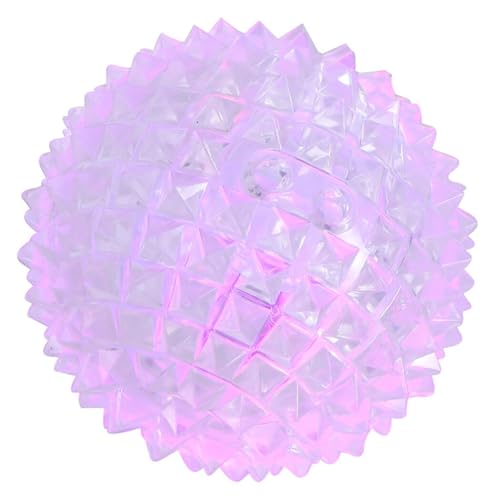 OLACD Blinkender Spike-Spielball für Welpen – langlebig, bissfest, zahnreinigendes Hundespielzeug zum Apportieren & Zahnen OLACD Blinkender Spike-Spielball für Welpen – langlebig, bissfest, zahnreinigendes Hundespielzeug zum Apportieren & Zahnen von OLACD