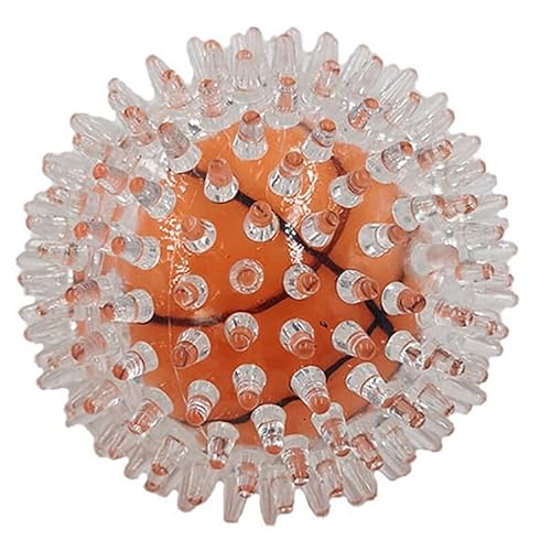 OLACD Bounce Quietschender Hundespielball, lustig, stachelig, aggressives Spielzeug für Kauer, Katzen, Hund, Aktivität, Klangball, Spaß, Kauen OLACD Bounce Quietschender Hundespielball, lustig, stachelig, aggressives Spielzeug für Kauer, Katzen, Hund, Aktivität, Klangball, Spaß, Kauen von OLACD