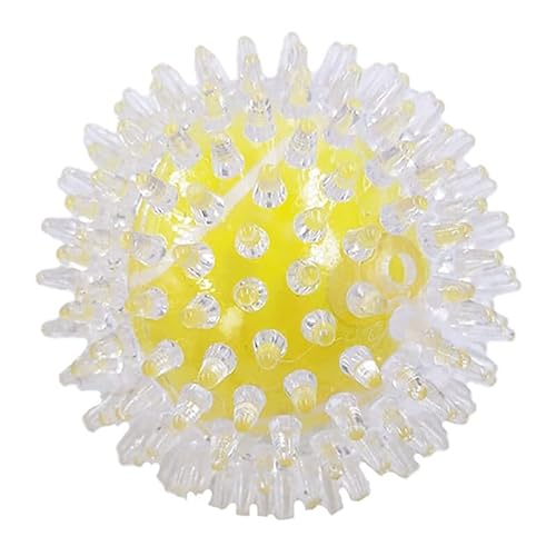 OLACD Bounce Spiky Funny Dog Ball Chewers Aggressive Toy Play Sound Squeaky Cats Activity Fun Ball Dog von OLACD