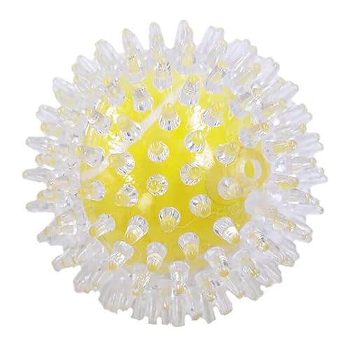 OLACD Bounce Spiky Funny Dog Ball Chewers Aggressive Toy Play Sound Squeaky Cats Activity Fun Ball Dog von OLACD