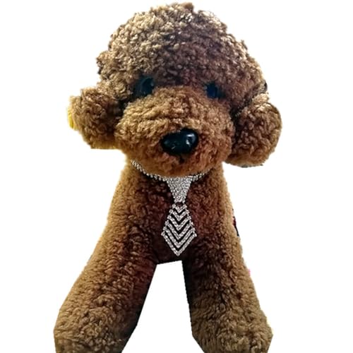 OLACD Elegante süße klassische Halskette für Welpen, leicht, dekorativ, wiederverwendbar, Strass-Hals, Neuheit, schlichter Hund, niedlich OLACD Elegante süße klassische Halskette für Welpen, leicht, dekorativ, wiederverwendbar, Strass-Hals, Neuheit, schlichter Hund, niedlich von OLACD