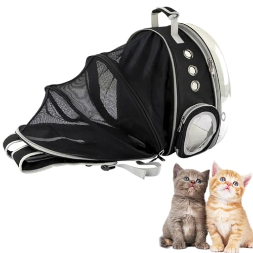 OLACD Ergonomische Hundetragetasche - Atmungsaktiver Haustierrucksack mit schützendem PVC, leicht und große Kapazität für bequemen Transport von OLACD