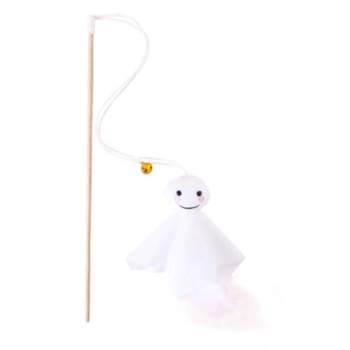 OLACD Feder Holz Teaser Zauberstab Stab Interaktives Plüsch Langes Spielzeug Haustier Katze Kätzchen Faux Naturholz Puppe OLACD Feder Holz Teaser Zauberstab Stab Interaktives Plüsch Langes Spielzeug Haustier Katze Kätzchen Faux Naturholz Puppe von OLACD