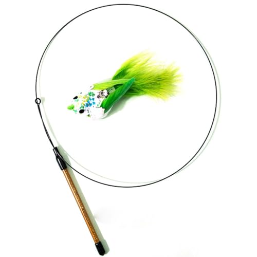 OLACD Fischband für Kätzchen, Spielzeug für Haustiere, Stahl, Kunstfederschnur für Haustiere OLACD Fischband für Kätzchen, Spielzeug für Haustiere, Stahl, Kunstfederschnur für Haustiere von OLACD