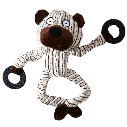 OLACD Gummi Welpenspielzeug zum Kauen, quietschende Tieraktivität, lustiges bissfestes Hundezahnreinigungsspielzeug aus Kunststoff OLACD Gummi Welpenspielzeug zum Kauen, quietschende Tieraktivität, lustiges bissfestes Hundezahnreinigungsspielzeug aus Kunststoff von OLACD