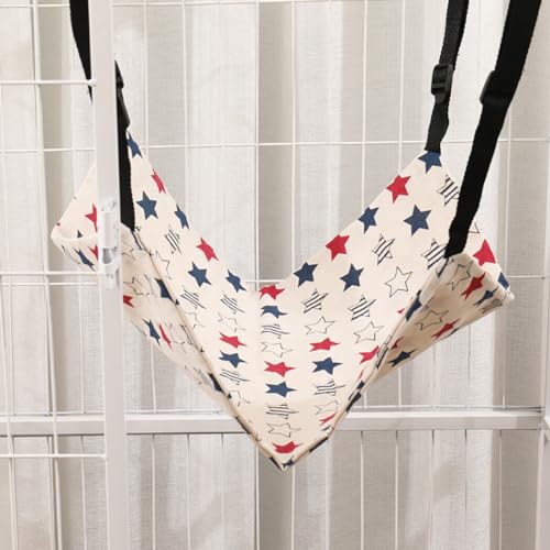 OLACD Hängemattenbett für Haustiere, wendbar, atmungsaktiv, Kätzchen-Hängekäfigbett für Frühling und Sommer OLACD Hängemattenbett für Haustiere, wendbar, atmungsaktiv, Kätzchen-Hängekäfigbett für Frühling und Sommer von OLACD