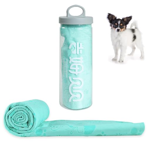 OLACD Handtuch für Hunde, tragbar, wasserabsorbierend, warm, schnell trocknend, leicht, Katzenbad, einfarbig von OLACD