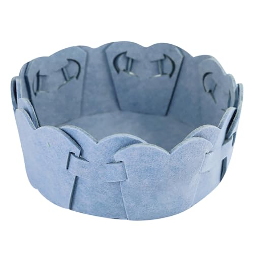 OLACD Haustierbett Nest Filz Waschbar Abnehmbar Katzenzubehör Katze Kreis Bett Nest Katze Haustierbett Katzennest Haustier OLACD Haustierbett Nest Filz Waschbar Abnehmbar Katzenzubehör Katze Kreis Bett Nest Katze Haustierbett Katzennest Haustier von OLACD