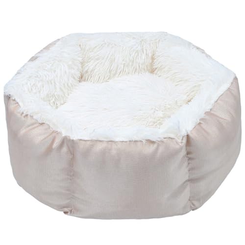 OLACD Haustiernest, weiches Hundebett, Kissen, Bett, Kätzchen, Welpen, Haustier, schlafend, rund, weiches Katzenbett OLACD Haustiernest, weiches Hundebett, Kissen, Bett, Kätzchen, Welpen, Haustier, schlafend, rund, weiches Katzenbett von OLACD