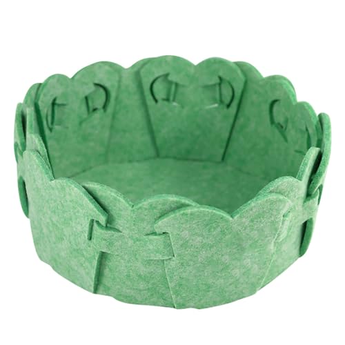 OLACD Haustiernest Katzenzubehör Kreis Filzbett Nest Katzennest Haustierbett Waschbar Abnehmbares Katzennest Bett Katze OLACD Haustiernest Katzenzubehör Kreis Filzbett Nest Katzennest Haustierbett Waschbar Abnehmbares Katzennest Bett Katze von OLACD