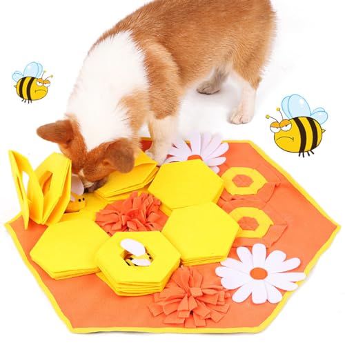 OLACD Interaktive Puzzlematte für Hunde, Waben, Training, tragbar, waschbar, Futtersuche, Haustierspiel, Neuheit Welpe OLACD Interaktive Puzzlematte für Hunde, Waben, Training, tragbar, waschbar, Futtersuche, Haustierspiel, Neuheit Welpe von OLACD